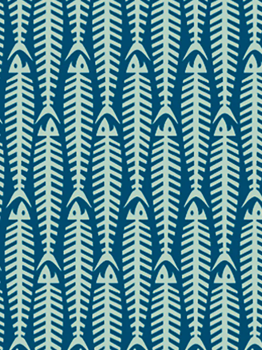 Fishbone Blue 5726